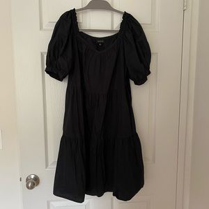 Who What Wear x Target black babydoll dress